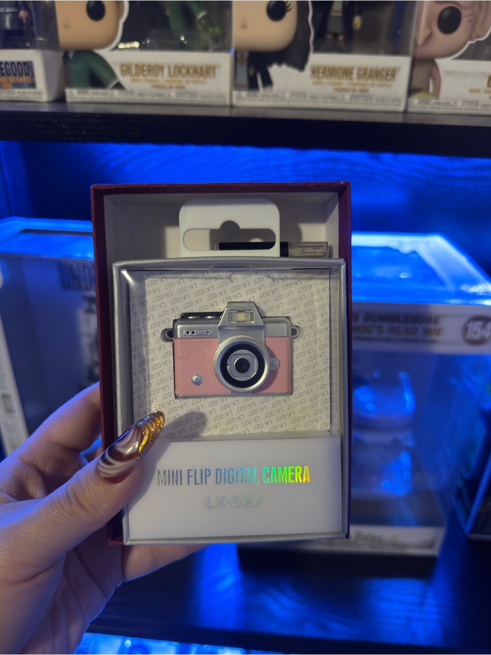 Mini Flip Digital Camera - Pink